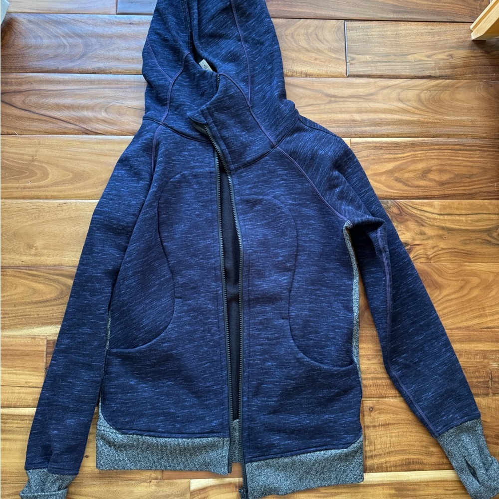 Lululemon Athletica Charcoal/Blue Hoodie